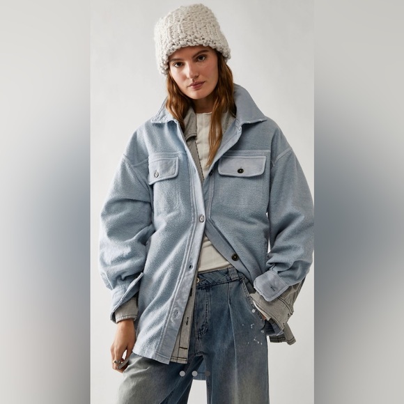 Free People Jackets & Blazers - Free People! Ruby Shacket NWT!